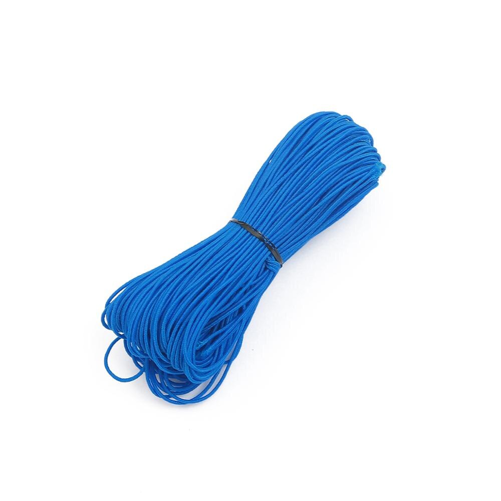 25meter 1mm Bunte Friesen Elastische Stretch Cord Perlen Gewinde String Gurt Seil Für Diy Armband Schmuck Machen Zubehör: Blue