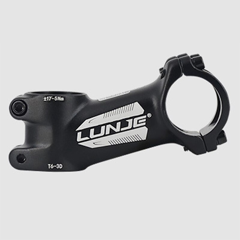 LUNJE Bike Stem Mountain Road Bike Stem Ultralight Stem 31.8mm Handlebar Stem 17 Degree
