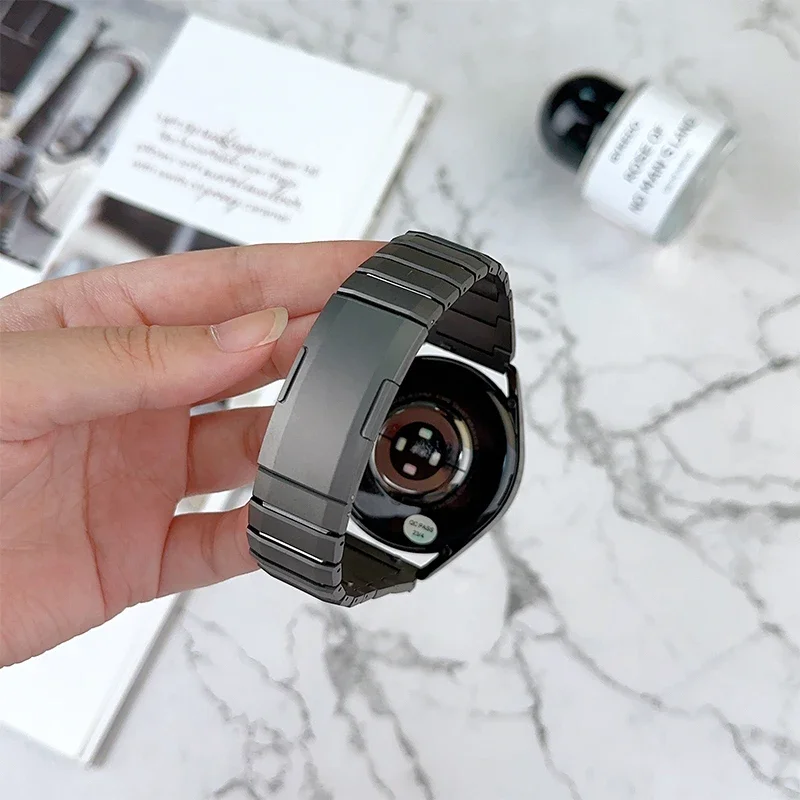 22mm Metalen Band Voor Huawei Horloge 46MM 5 GT5-4 Pro 2e Roestvrij Stalen Armband polsbandje Voor Amazfit GTR4 Balans 2/Bip 6 5 Riem