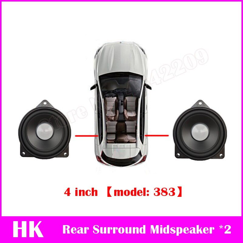 Auto For BMW 5 Series F10 F11 Audio Head Treble Horn Loudspeaker Music Sound Tweeter Speaker Covers Original Model: set 7