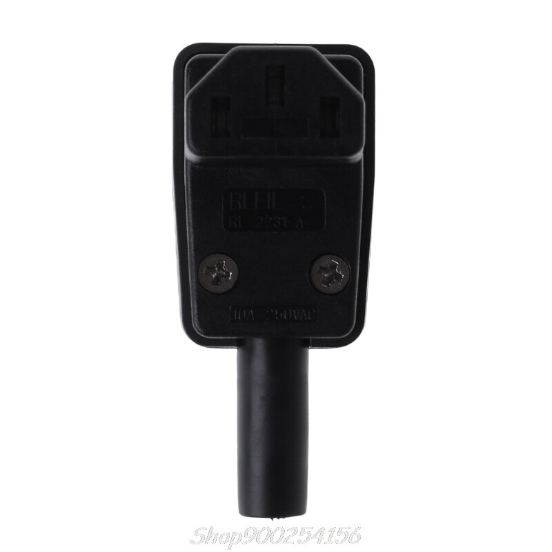 90 degrés coudé IEC 320 C13 prise femelle AC 10A 250V cordon d'alimentation câble connecteur K1AA