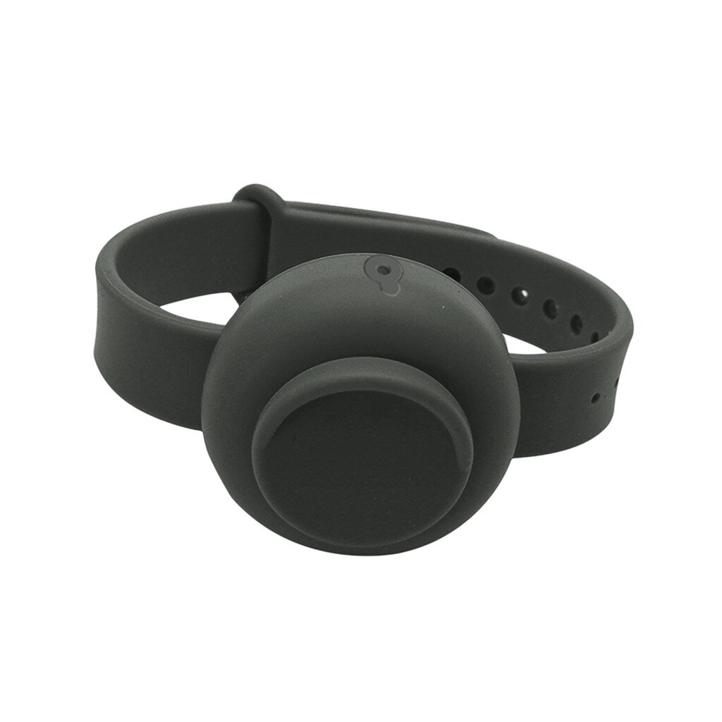 Bracelet liquide pour enfant et adulte, lavage des mains, Gel distributeur, Silicone apaisant pour les mains #30g: Black