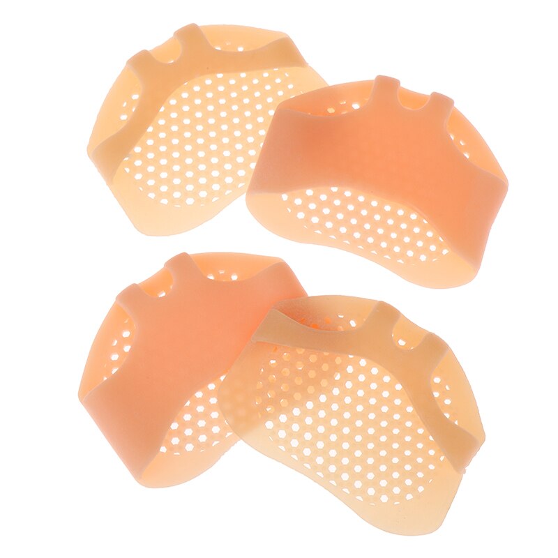 1 Paar Inlegzolen Voorvoet Pads Voor Vrouwen Hoge Hak Schoenen Voet Blister Care Tenen Insert Pad Siliconen Gel Binnenzool Pijn relief