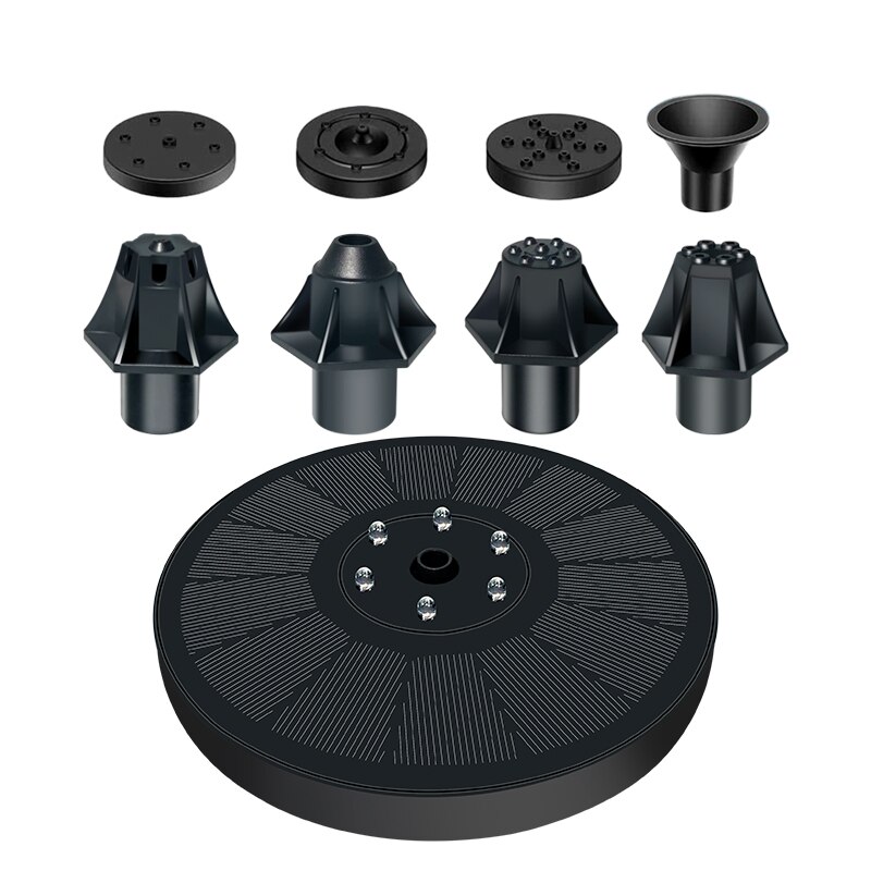 16cm garden decoration outdoor Solar Water Fountain Outdoor Bird Bath fuente de agua fontaine solaire фонтан для пруда solar pan