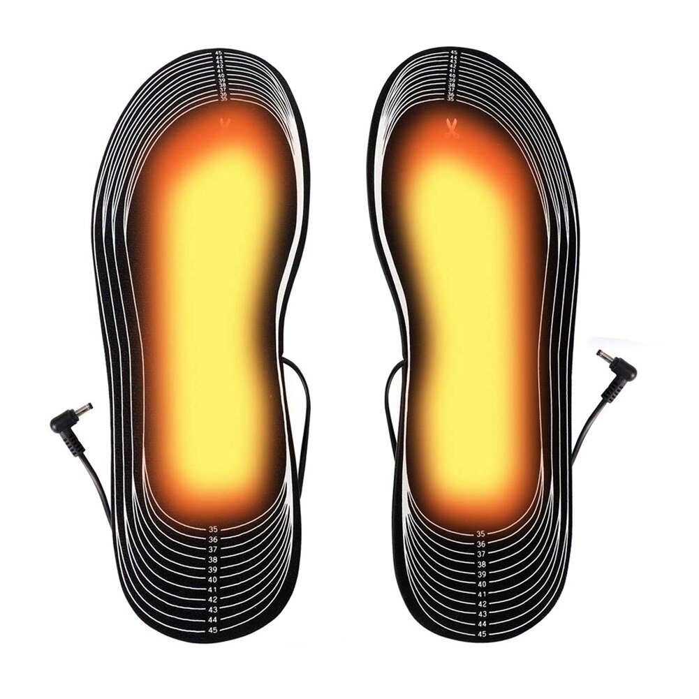 USB Heated Shoe Insoles Electric Foot Warming Pad Feet Warmer Sock Pad Mat Winter Outdoor Sports Heating Insoles Winter Warm: Default Title