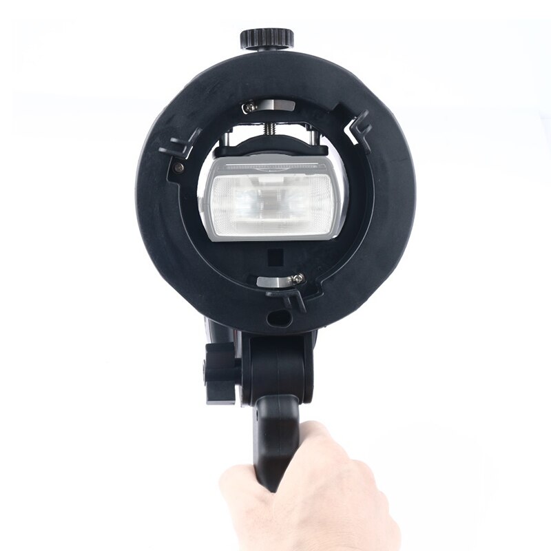 S-type bracket bowens s mount houder voor speedlite flitser snoot softbox beauty dish honingraat