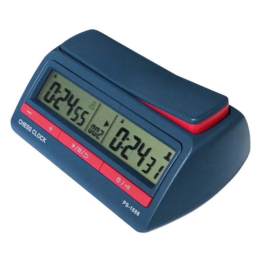 Count Up Down Timer Professionele digitale schaakklok Kunststof Werkt op batterijen Multifunctioneel Lichtgewicht voor trainingsonderwijs