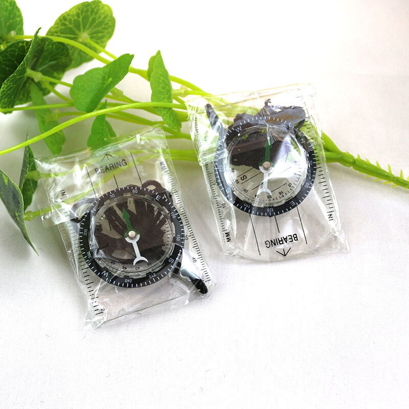 Acrylic transparent multifunctional scale compass map compass