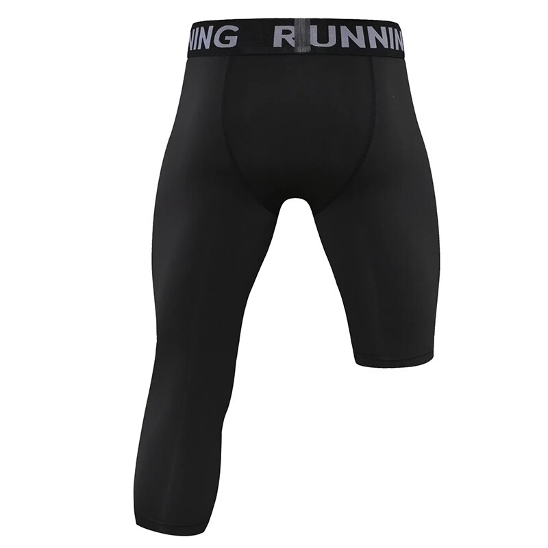 Homens correndo compressão apertado fitness roupas apertadas esporte sweatpants basquete inferior treinamento jogging ginásio apertado