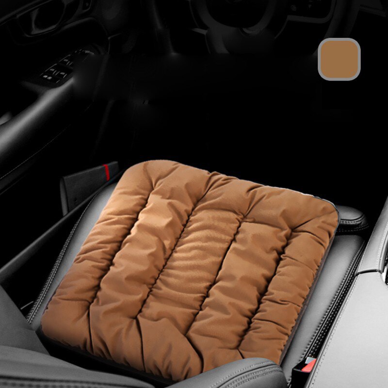 Cojín de calefacción eléctrica USB para coche y mascota, almohadilla calentadora de invierno, manta eléctrica para gato y perro, temperatura ajustable tipo C: Castaño