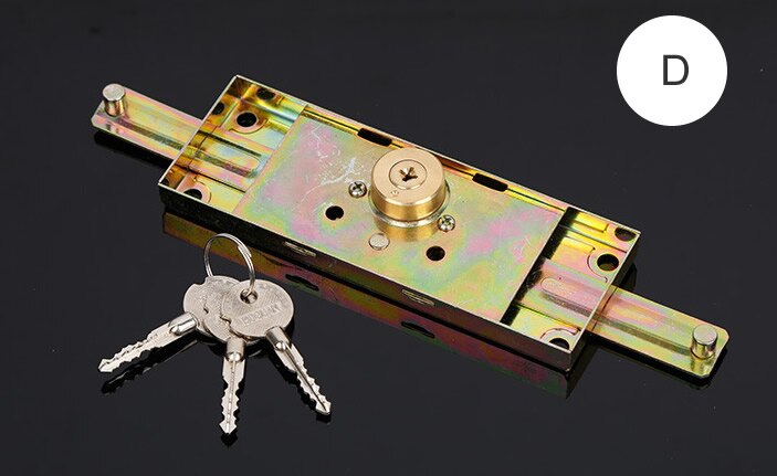 Roll gate Anti-theft lock,Shutter safe locks,copper Cylinder,locked in Inside or outside,install middle or Bottom lock,Hardware