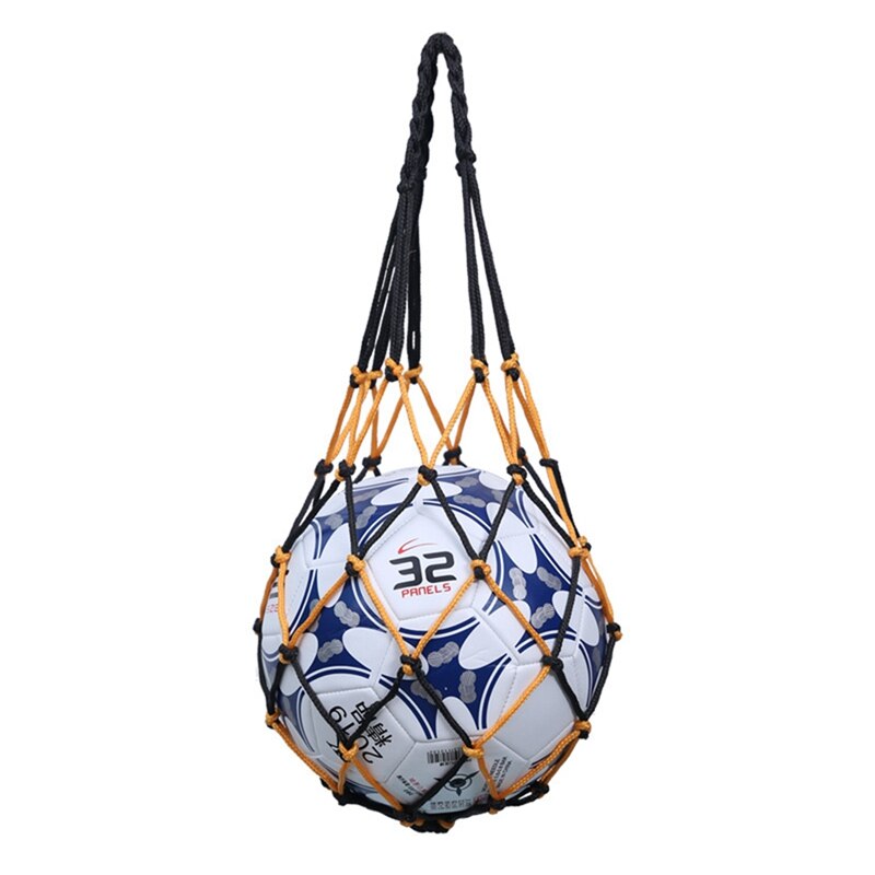 Mesh Net Bag Basketball Carry Bag Ball Carry Mesh Single Ball Carrier for Volleyball Basketball Football Soccer Multi Sport Game: BY