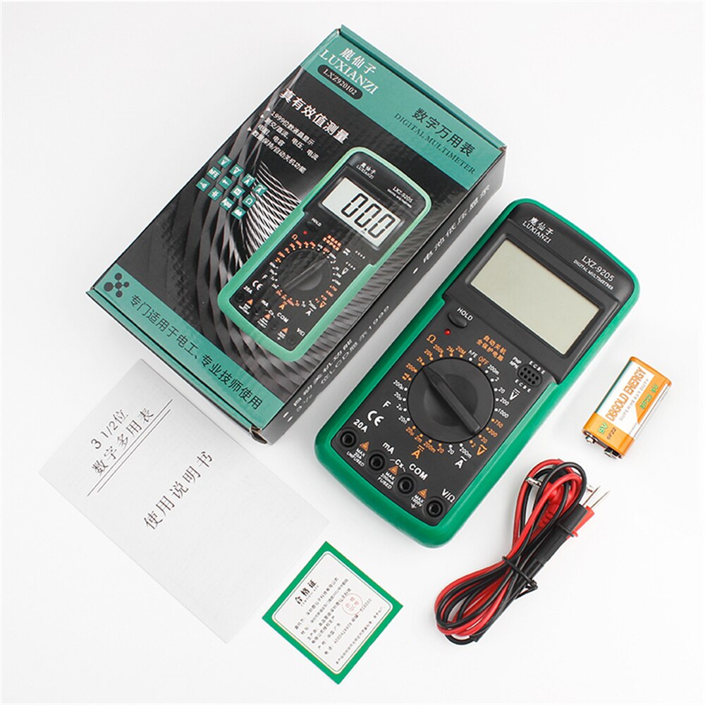LUXIANZI Digital Multimeter Tester Smart Multimeters Mini Multimetro RMS Voltmeter Ammeter