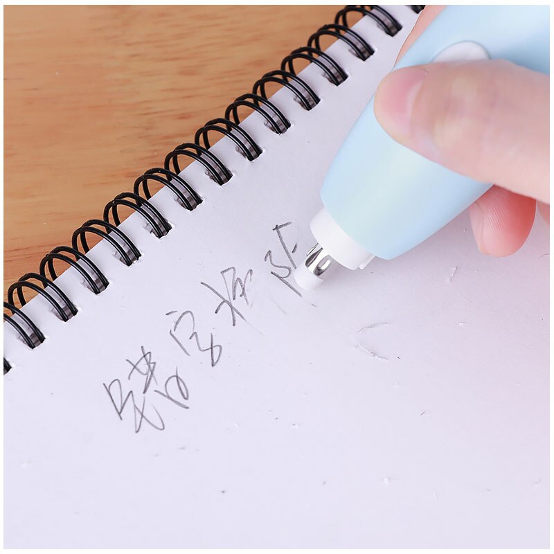 Electric Pencil Eraser Kit Battery Operated Highlights Erasing Effects Office Students Electric Eraser for Sketch Stationery Art