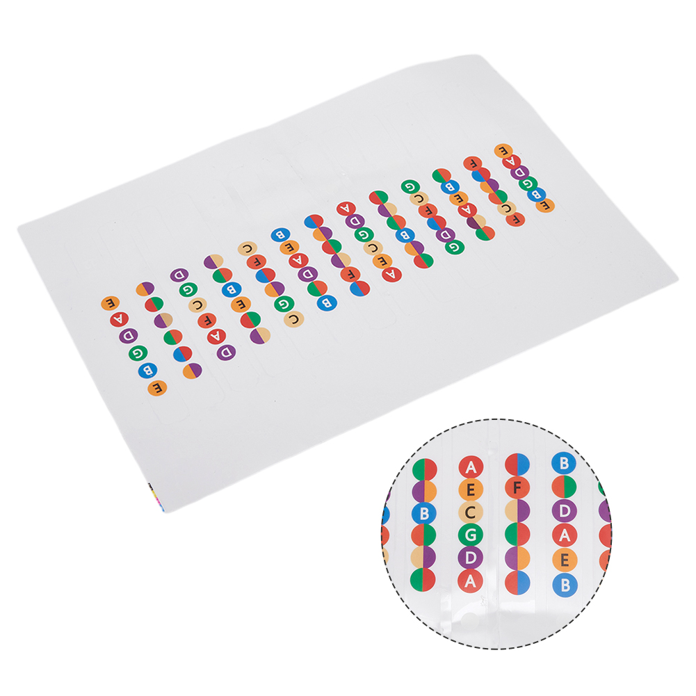Guitar Fretboard Stickers Scales Notes Fret Decals Beginner Learning Labels Sticker Acoustic Electric Guitars Accessories Parts