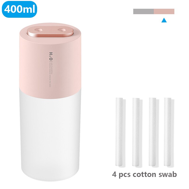 1.0l grande capacidade umidificador de ar dupla spray 2200mah usb recarregável sem fio ultra-sônico xiaomi aroma difusor luz fogger: 01 / USB models