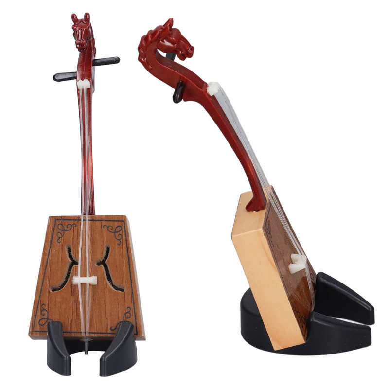 National Musical Instrument Model Ethnic Musical Instrument Model with Piano Case Stand for Taking Pictures