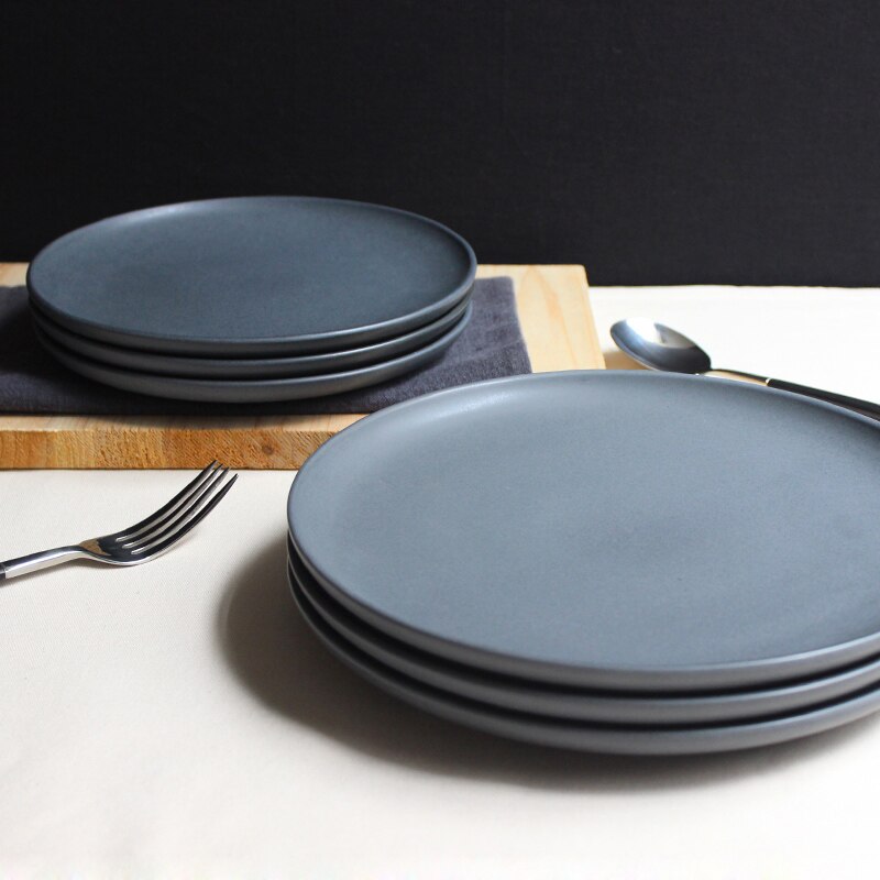 Nordic setting plate tableware Western plate simple straw hat plate pasta plate Western-style dessert plate personality