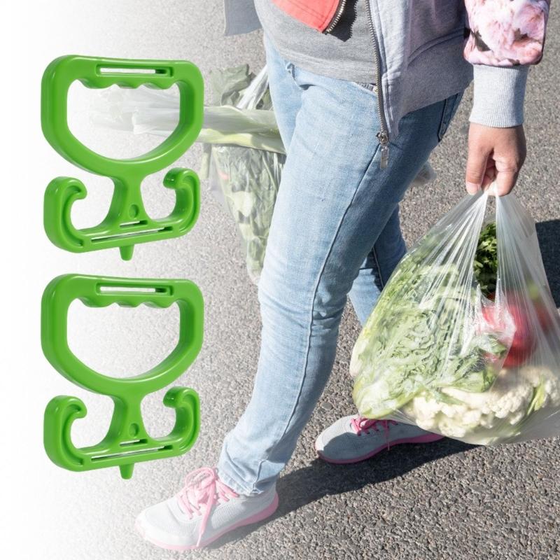E74E Wytrzymałe torby spożywcze Uchwyt Ergonomiczne uchwyty trzymają robić 100 funtów łatwe podnoszenie wygodnego noszenia