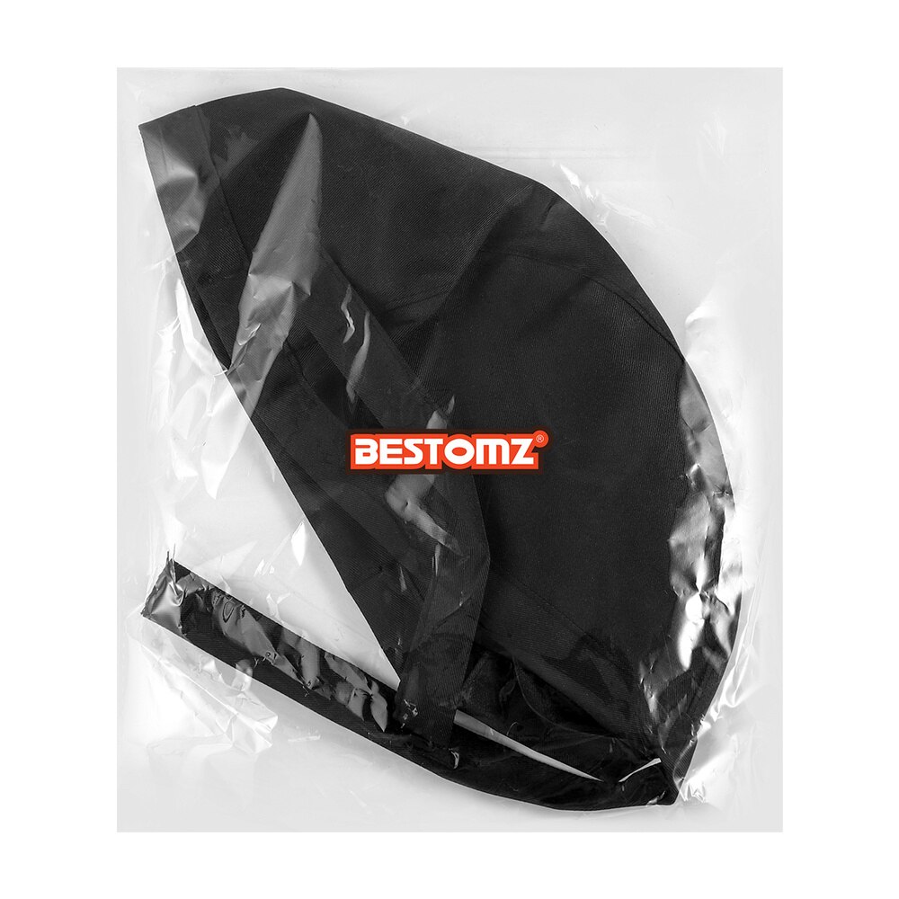 BESTOMZ-Sombrero de Chef pirata, gorra de uniforme de camarero, para panadería, barbacoa, parrilla, restaurante, gorro de trabajo de cocina (negro)