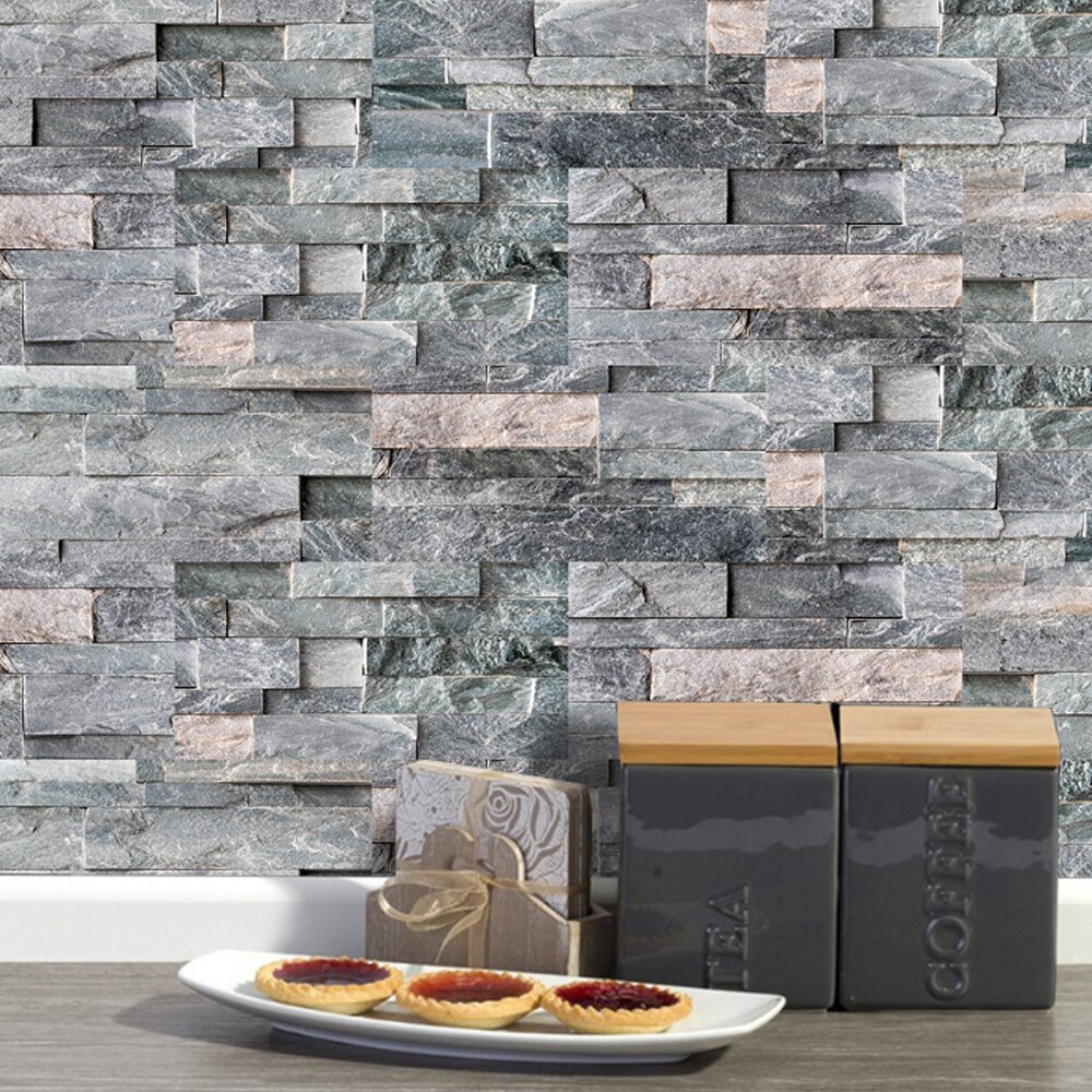 3D Brick Wall Stickers Wallpaper Decor Foam Waterproof Wall Covering Wallpaper For Kids Living Room DIY Background