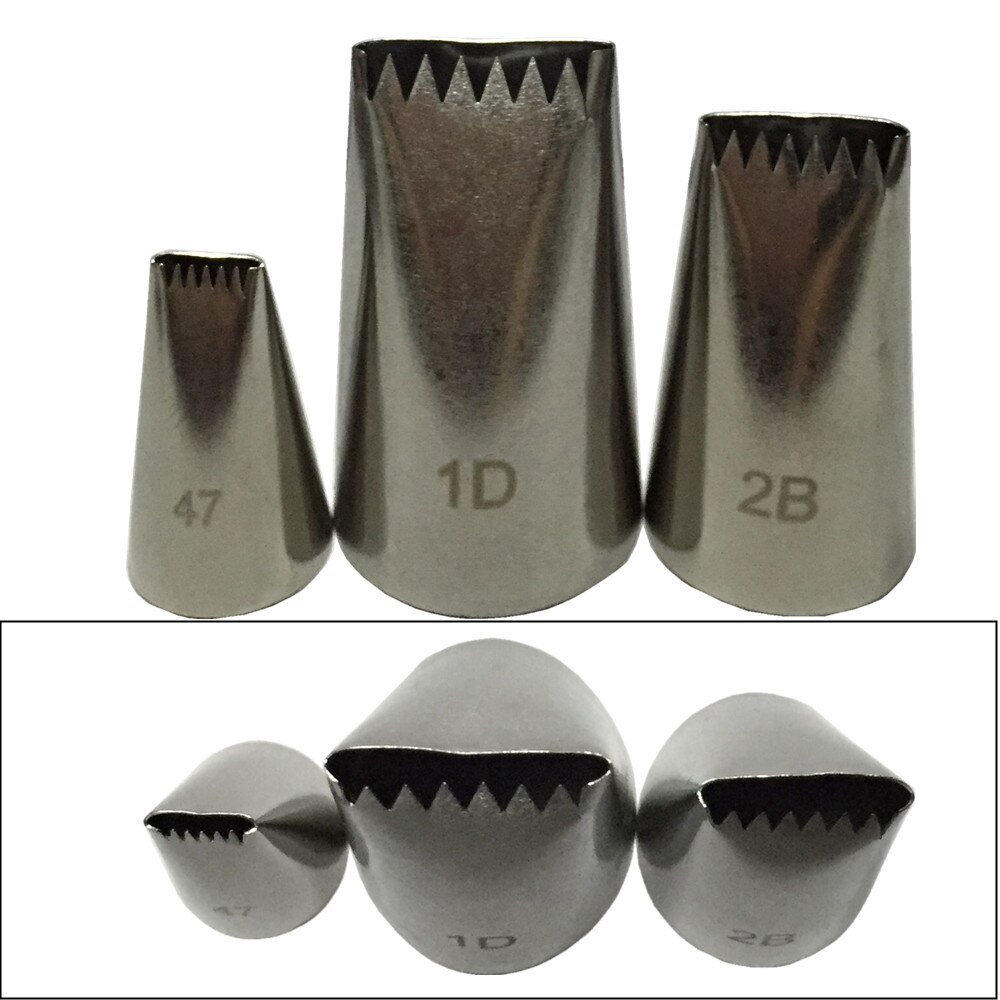 3pcs set Mand Weave Tips Icing Piping Nozzle Tips Rvs Schrijven Tube Nozzle Bakken & Pastry extra Fondant cake Decor