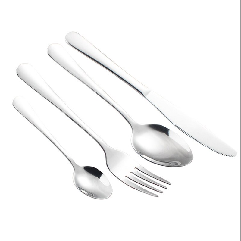 Dinnerware Set 304 Stainless Steel Cutlery Set Knife Fork Spoon Tableware Wedding Silverware set
