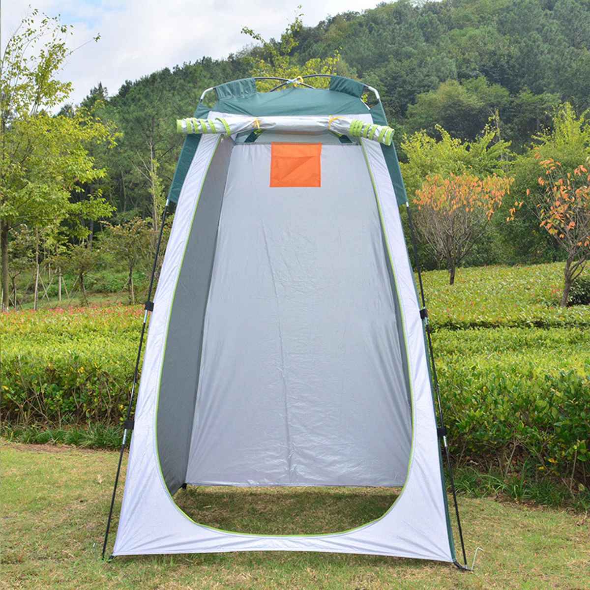 Draagbare Privacy Douche Toilet Bad Waterdicht Veranderende Paskamer Camping Tent Shelter Voor Outdoor Strand: green