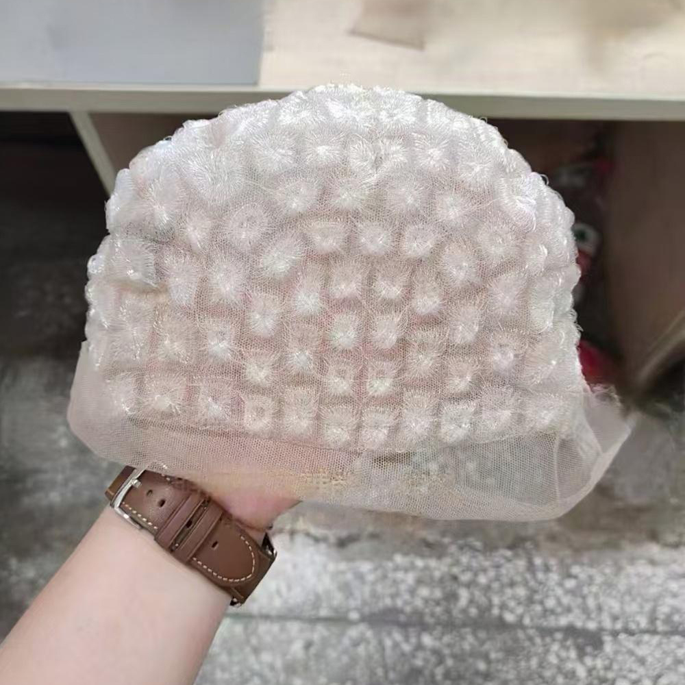 Bonnet de perruque tressé pour tresses au Crochet, perruque tressée double dentelle avec cheveux de bébé, adaptée à la fabrication de perruques au Crochet avec frange