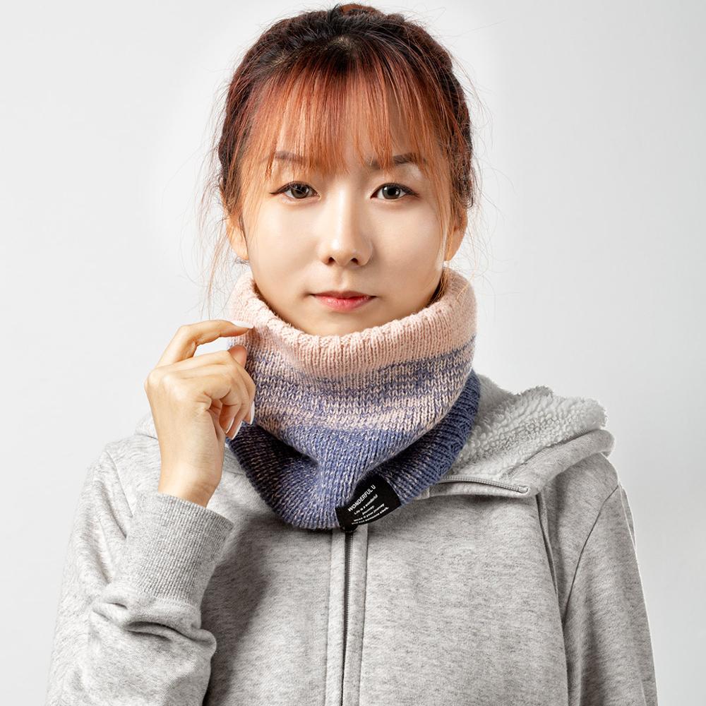 Molixinyu Winter Baby Sjaal Thicken Warm Plus Fluwelen O Ring Vrouwen Sjaal Voor Meisjes Katoen Gebreide Mode Zachte Sjaal Voor vrouwelijke