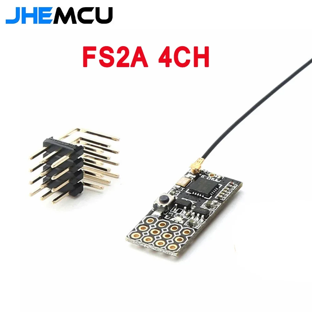 JHEMCU FS2A 4CH AFHDS 2A Mini-kompatibler Empfänger PWM-Ausgang für Flysky i6 i6X i6S / FS-i6 FS-i6X FS-i6S Absender