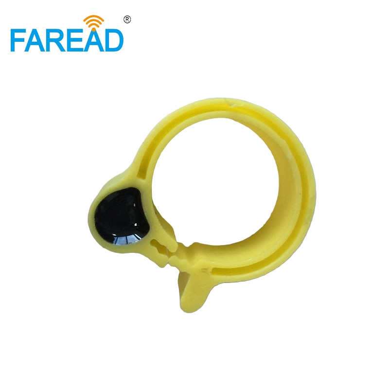 X100 stk rfid  tk4100 chip 125 khz rfid fotmerking til kyllingand id-merking