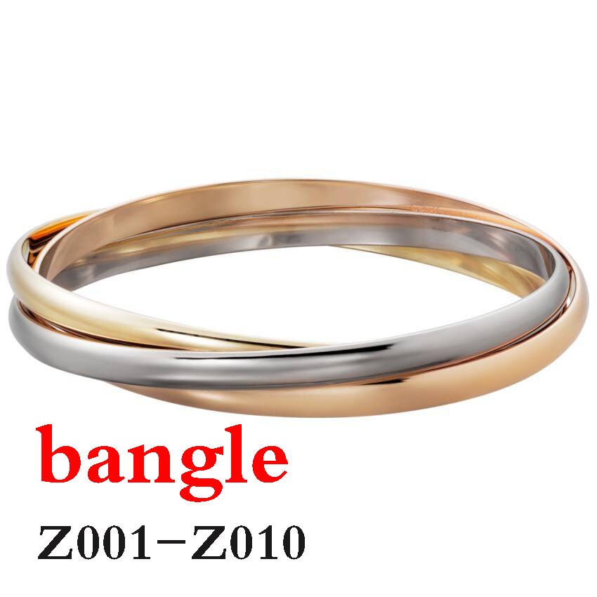 Z001-Z010 Double C Big Brand bangle Copper Alloy Same Style European Style