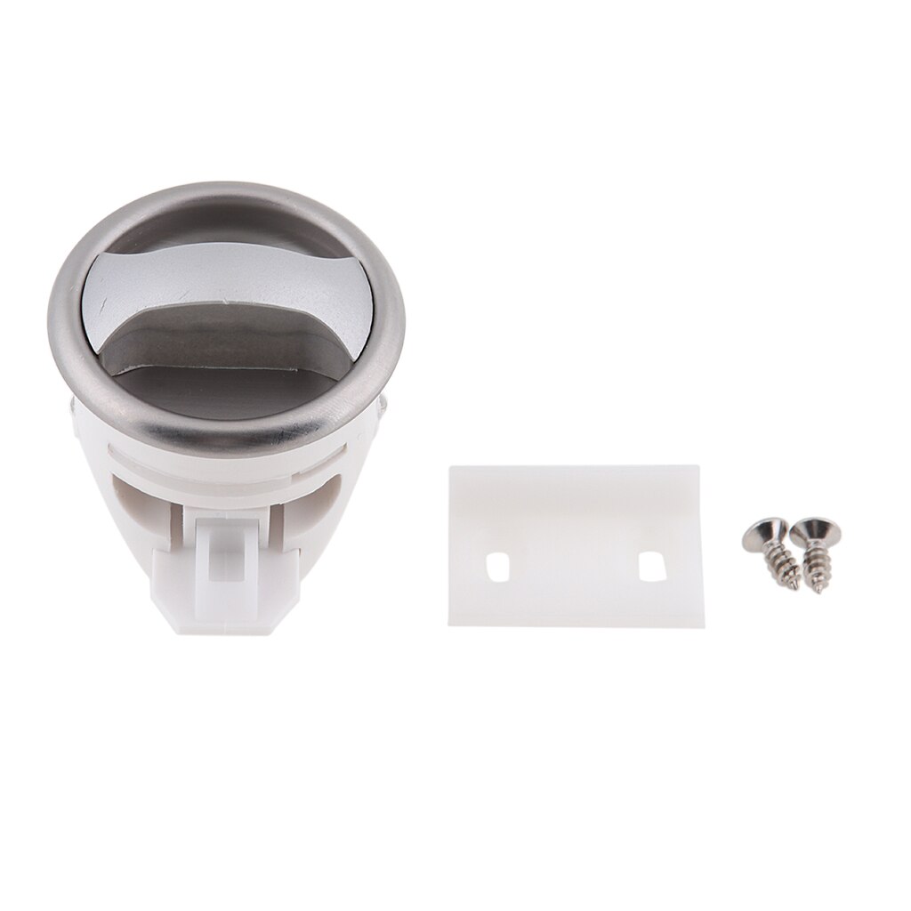 Chrome Twist Button Latch Lock Cupboard Door Knob for RV Camper Marine Boat