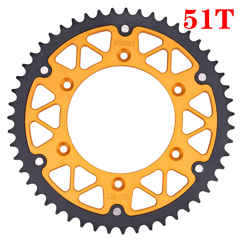 45 T-52 T Motorfiets Achtertandwiel Voor SX SX-F 125 144 150 200 250 350 300 360 380 520 500 525 505 400 440 450 Racing Zes Dagen