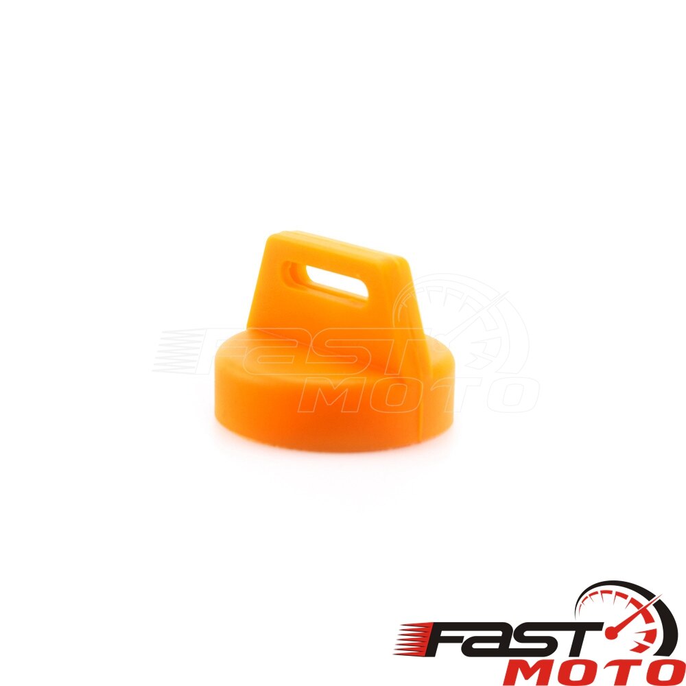 1X 2X Black Rubber Igntion Key Cover Case For Polaris Sportsman Scrambler Magnum XP RZR 900 470 EPS Key Switch Protection ATV: 1x Light orange