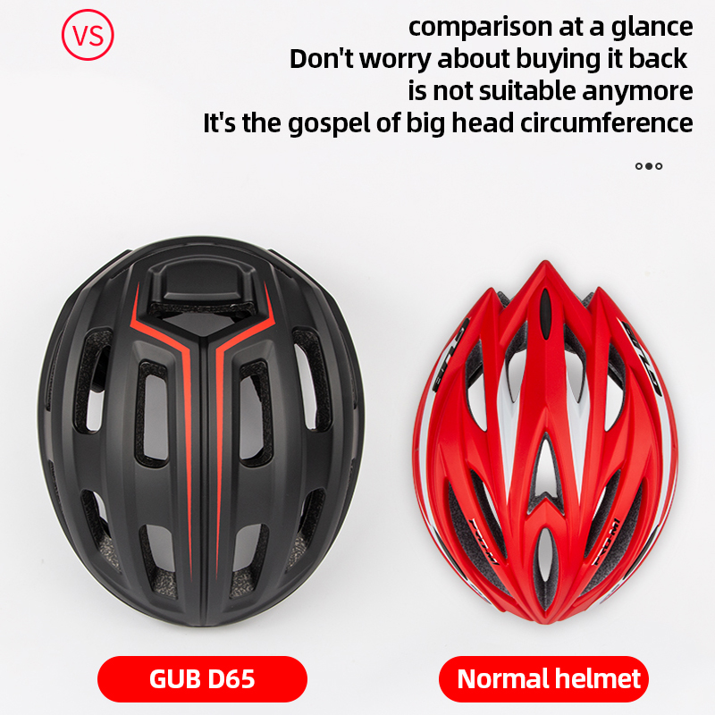 GUB XXL 61-65 cm Herrenhelm Radfahren MTB Integriertes Formteil Elektrorollerhelm 265 g Ultraleicht 21 Belüftungsöffnungen Atmungsaktiv XL 59-63