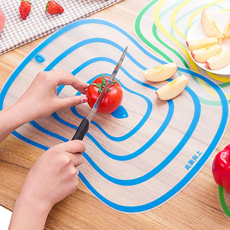 Keuken Gadgets 1Pcs Kunststof Hakblok Frosted Snijplank Keuken Snijplank Groente Vlees Gereedschap Keuken Accessoires
