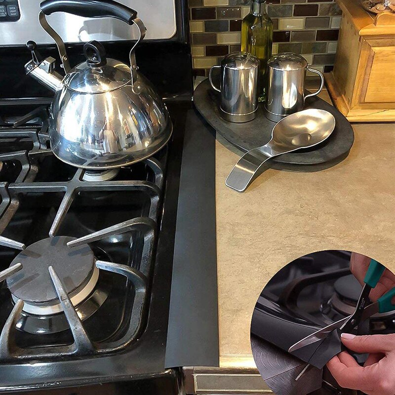 Gas Stove Antifouling Strip Silicone Gap Strip Kitchen Counter Gap Strip Oil Resistant T-Bar