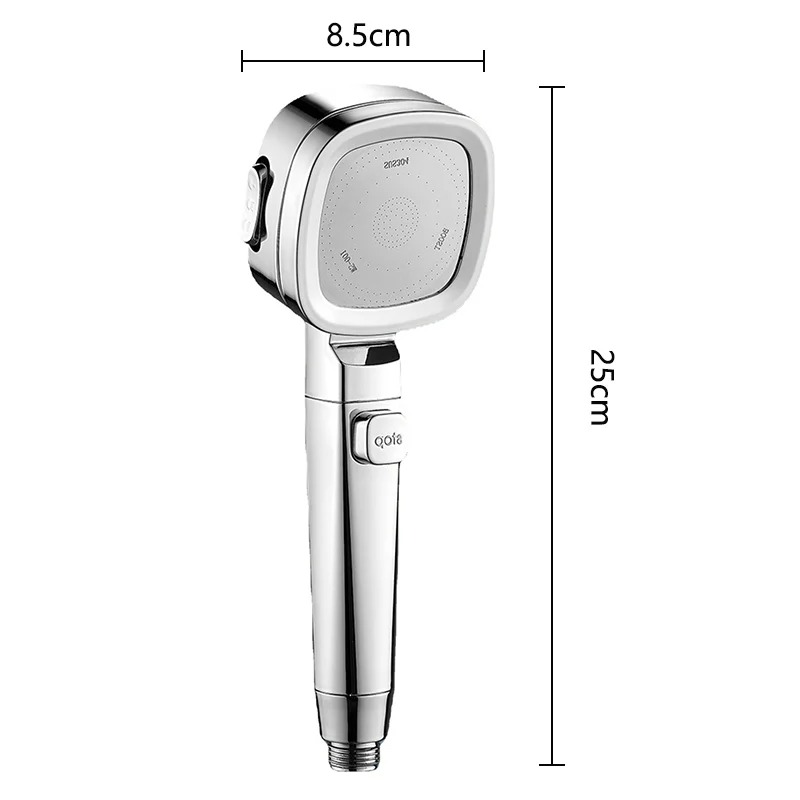 Cabezal de ducha de refuerzo de presión fuerte, calentador de agua de baño, juego de ducha para el hogar