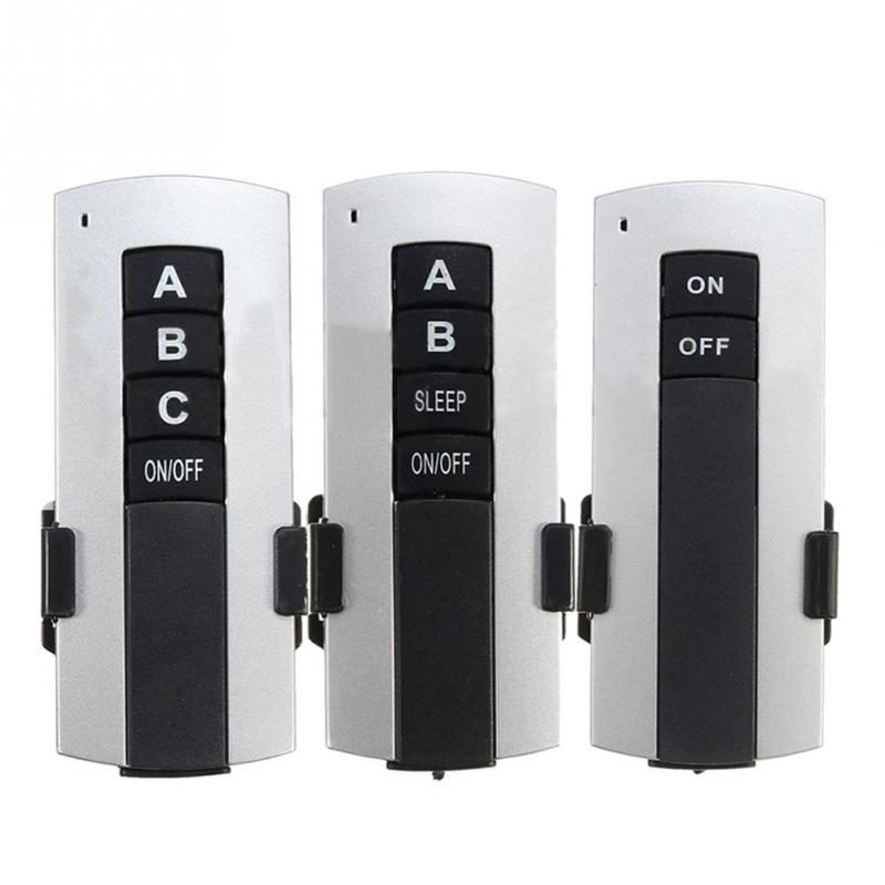 Remote Control Receiver 1/2/3 Ways Wireless ON/OFF LED Ceiling Receiver AC 200V-240V Single Channel Light Remote Switch for Home