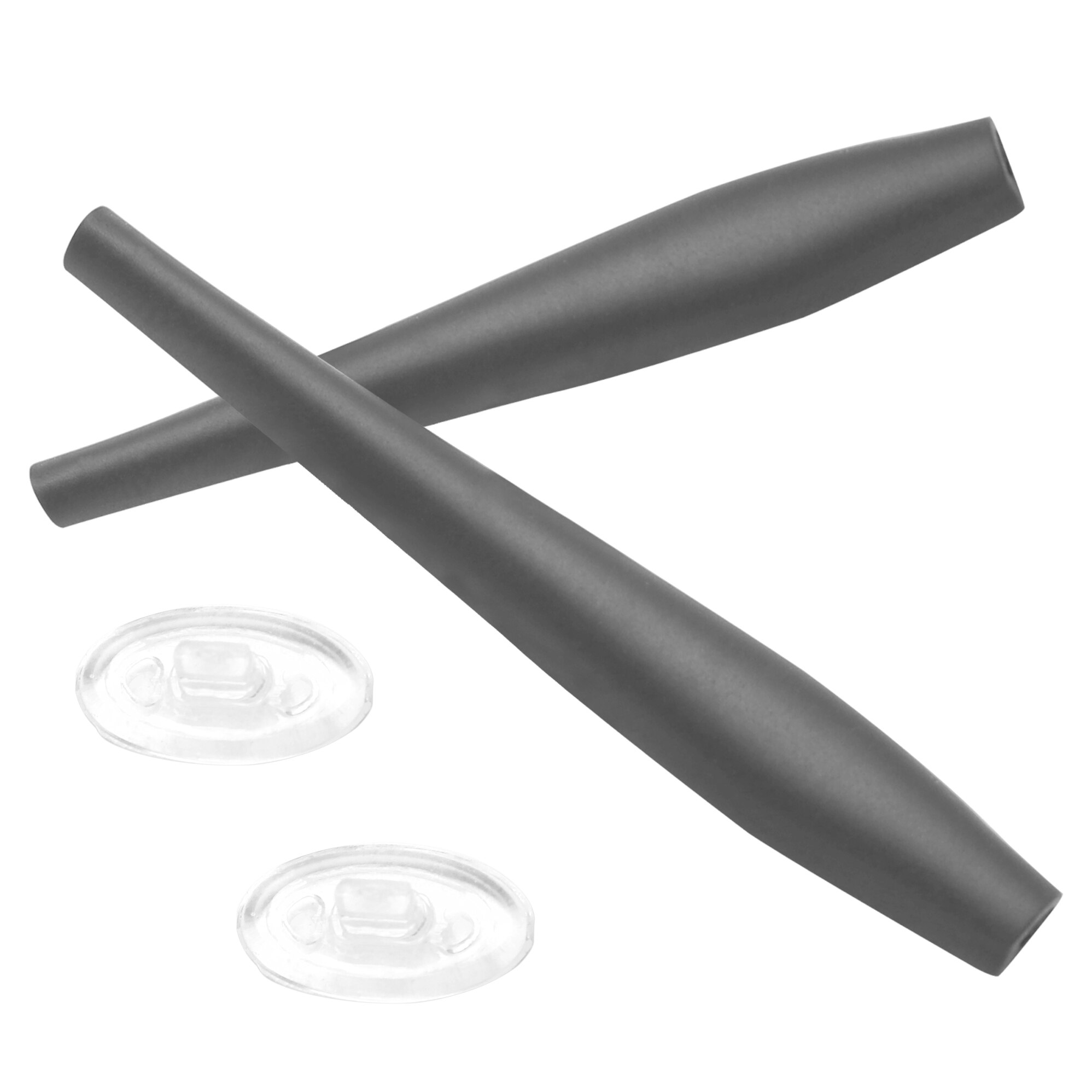 Bwake Replacement Rubber Kit Ear Socks &amp; Nose Pads for-Oakley Crosshair 2.0 OO4044 Sunglasses - Multiple Options: Gray