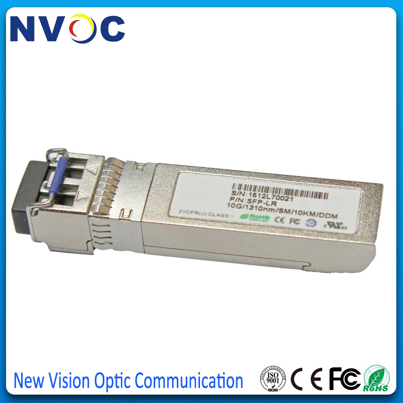 10G SFP+ LR 1310nm 10km,Dual Fiber,LC connector,DDM,SFP+-10G-LR Fiber Optical Module Transceiver