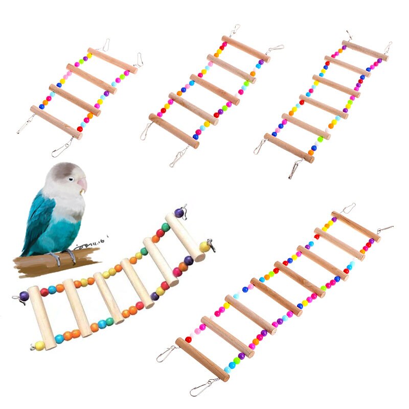 Papegaaien Ladders Huisdieren Vogels Klimmen Speelgoed Voor Papegaaien Game Bird Calopsita Parkieten Accessoires Trappen Met Ballen Agapornis Speelgoed