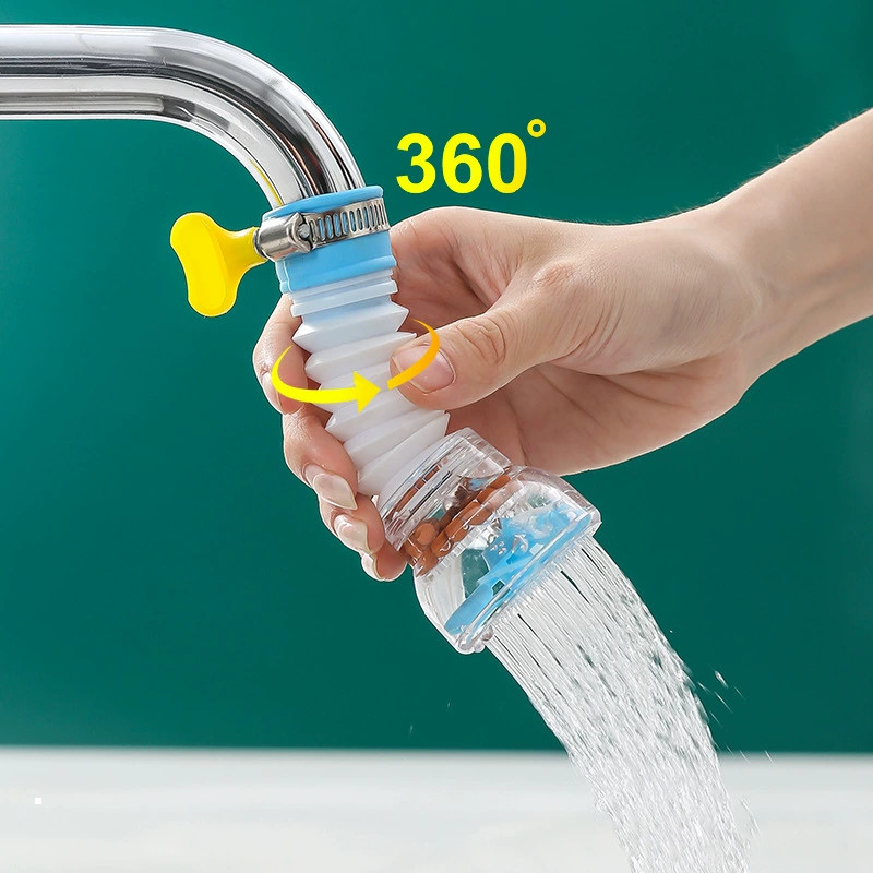 Waterbesparing Kan Telescopische Kraan Universele 360-Rotatie Kraan Waskolf Draaibare Filter Kraan Extenders Keuken Badkamer Accessoires