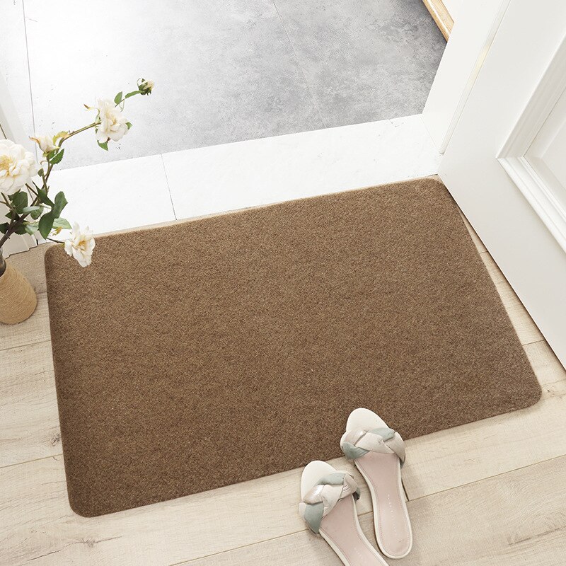 Tapis simple sans odeur de style japonais, tapis de porte antidérapant pour maison, 4 couleurs, anti-poussière, pour maison