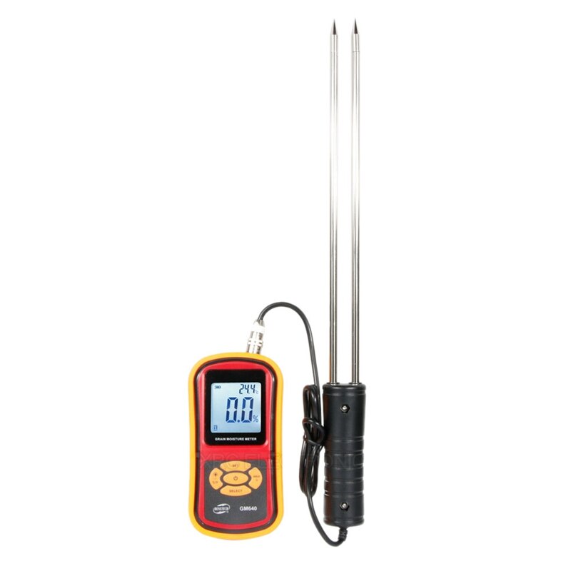 GM640 Digital LCD Display Getreide Feuchtigkeit Meter Temperatur Feuchtigkeit Tester Mess Werkzeug für Weizen Mais Reis Bean: Default Title