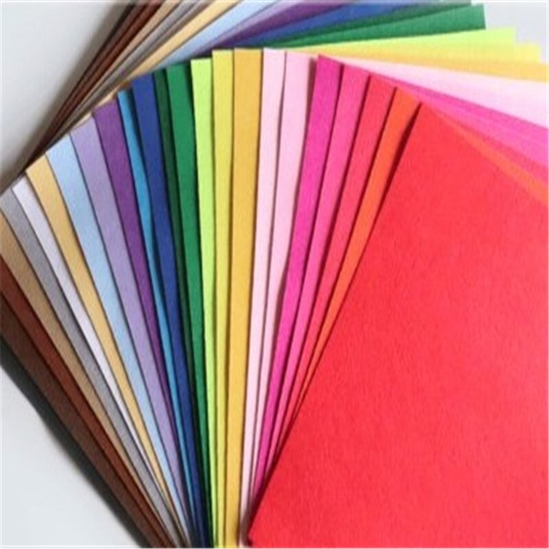 40 Vel 40 Kleur Vilt Stof Diy Handwerk Ambachten Materiaal Bloemen Speelgoed Hoofddeksels Kerst Voelde Naaien Opslag Tassen Decoraties