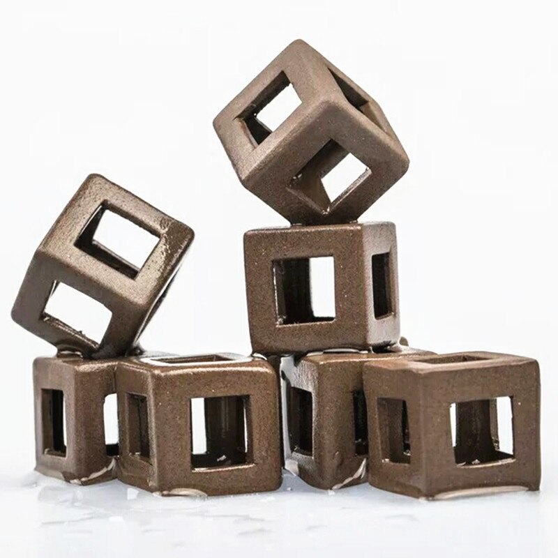 1/3/5pcs Keramische Zeester Vierkante Aquarium Ornament Schuilplaatsen Decoratie Aquarium Landschapsarchitectuur Mini Huis Onderdak voor Garnalen