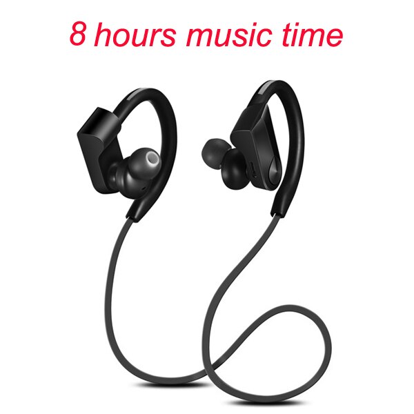 CBAOOO Wireless Bluetooth Earphone headphones Ear-hook waterproof headsets Blutooth Sports earphones with mic Earbuds for phone: K98 8 hours